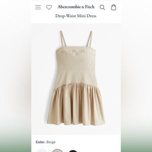 Abercrombie & Fitch “Drop Waist Mini-Dress”